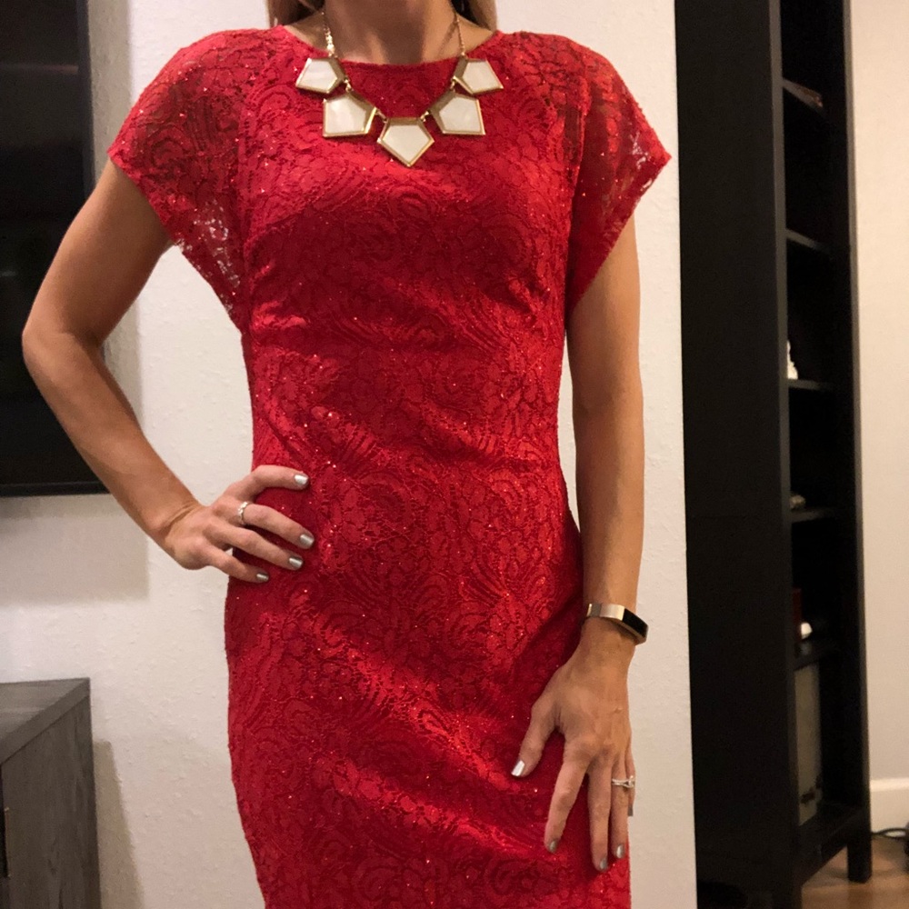 Badgley Mischka Lace Dress 💗💓💝